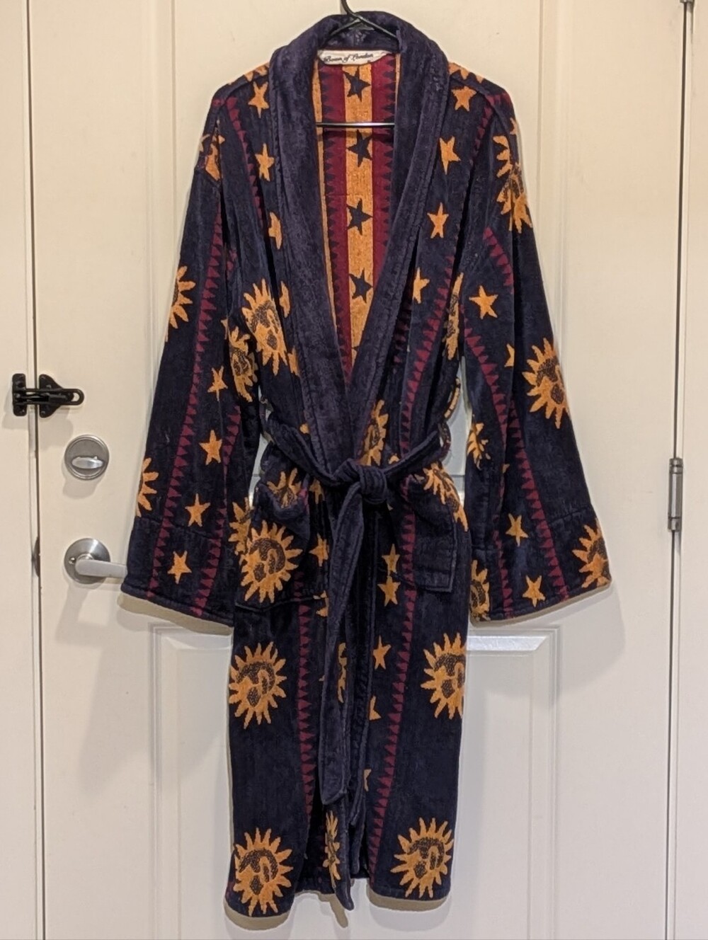 EUC 90s Bown of London XL Vintage 100% Cotton Celestial Robe